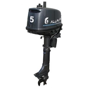 Лодочный мотор ALLFA CG T5 с баком (5 л.с., 2 такта)